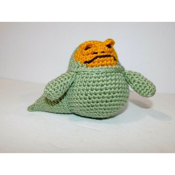 Hand Crochet Star Wars Jabba the Hutt Stuffed Toy 7" - Picture 2 of 7